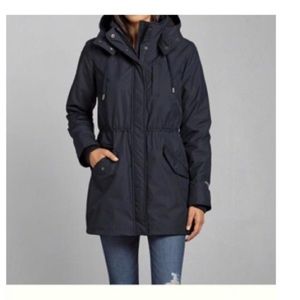 Abercrombie &Fitch -Women’s Black Parka Jacket -XS